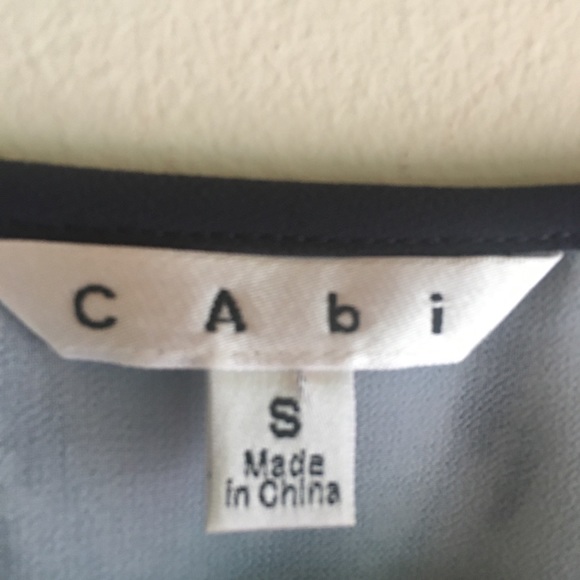 cAbi animal print top fully lined size small - Picture 5 of 10